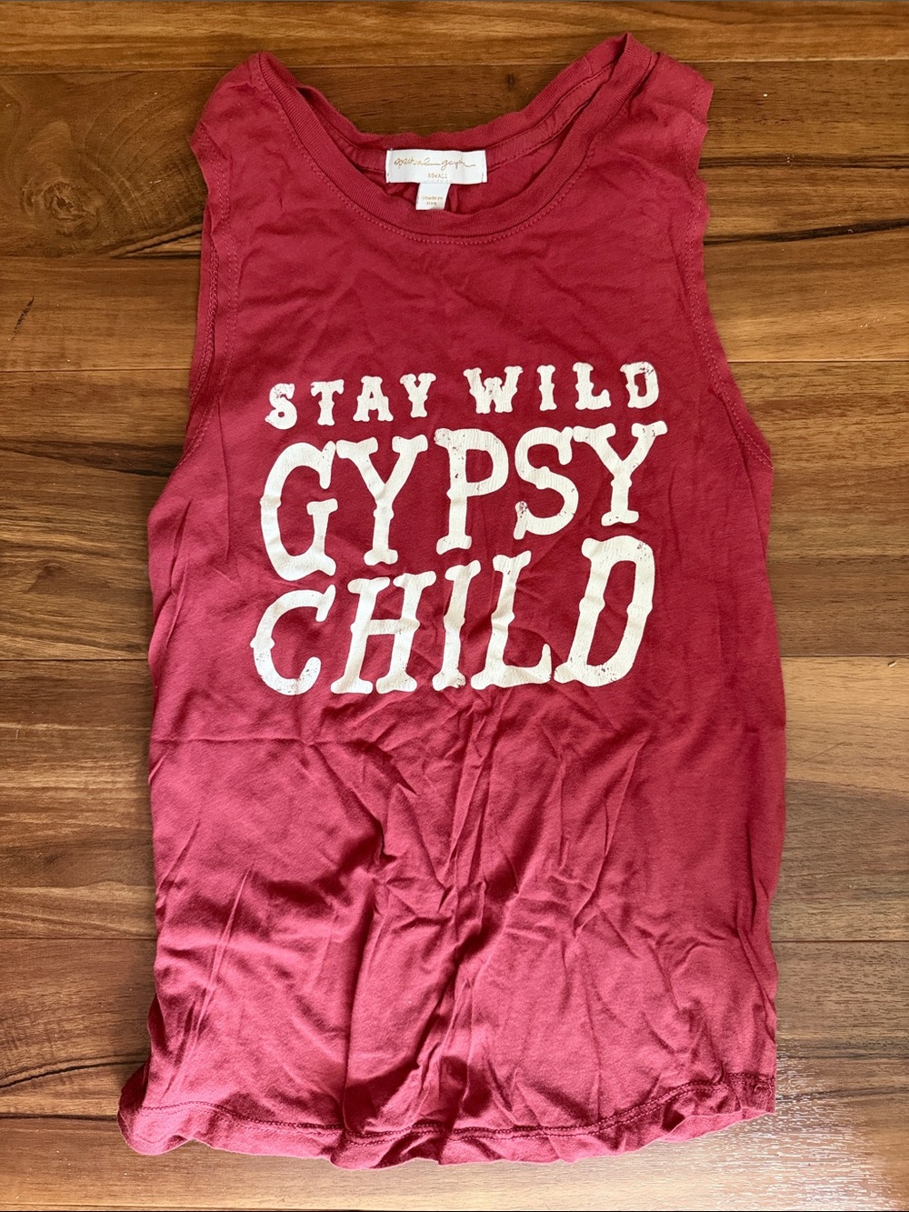 Spiritual Gangster Stay Wild Gypsy Child Graphic Tank Top